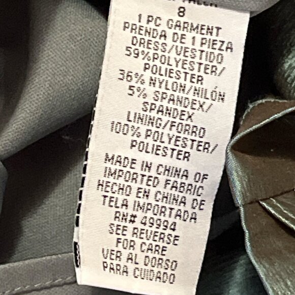 R&M RICHARDS Dress One Shoulder Gems Shimmer Fabric Size 8 Green - Picture 13 of 13